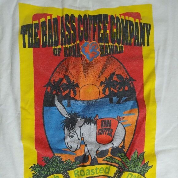 Vintage Kona Bad Ass Coffee Company Tank Top - Picture 9 of 10